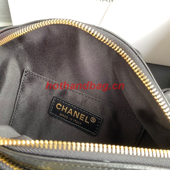 Chanel Bodypack Sheepskin Leather AS1077 black