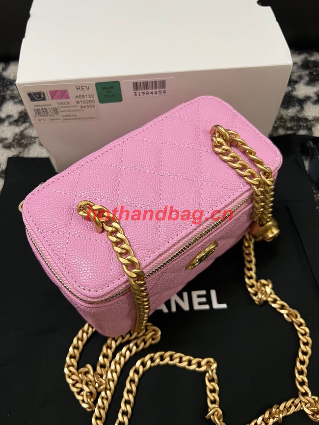 Chanel VANITY WITH CHAIN AP3120 pink