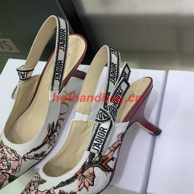 Dior JADIOR SLINGBACK PUMP heel height 6.5CM 93126-2