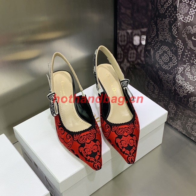 Dior JADIOR SLINGBACK PUMP heel height 6.5CM 93126-4