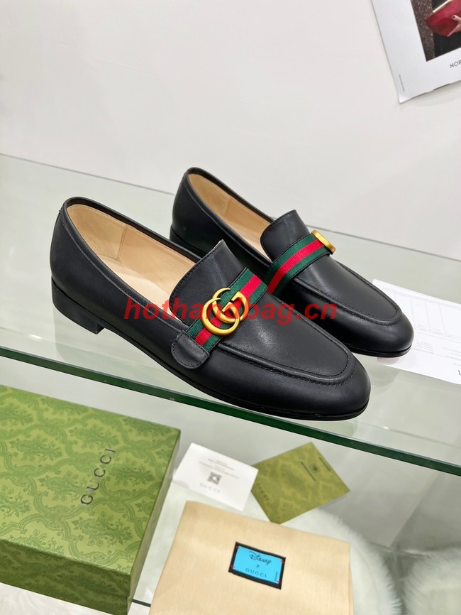 Gucci Womens leather Horsebit loafer 93141-1