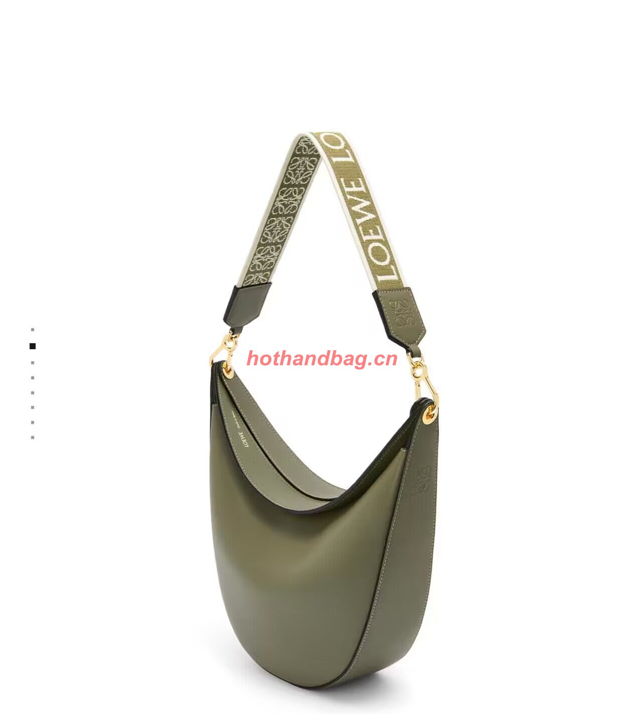 Loewe Original Leather Shoulder Handbag 3073 Green