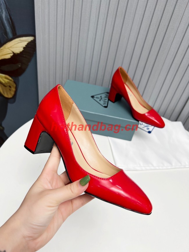 Prada Patent-leather slingback pumps 93175-3