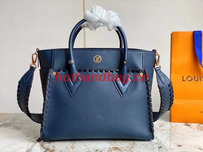 Louis Vuitton On My Side MM M21569 Navy Blue