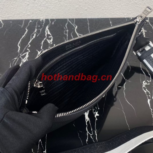 Prada Leather shoulder bag 1BH050 black