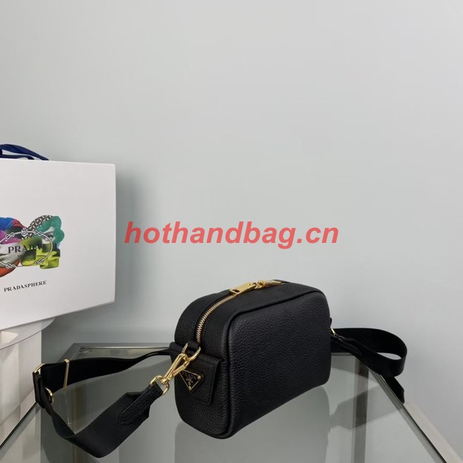 Prada Medium leather bag 1BH187 black