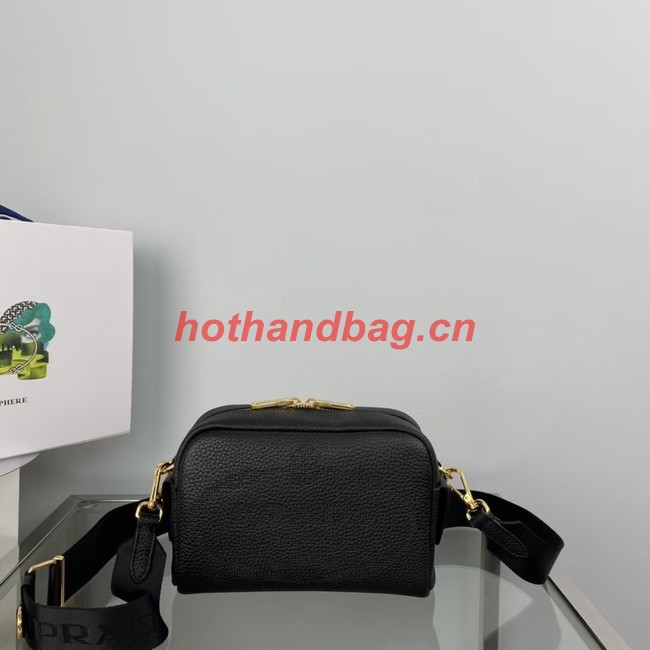 Prada Medium leather bag 1BH187 black