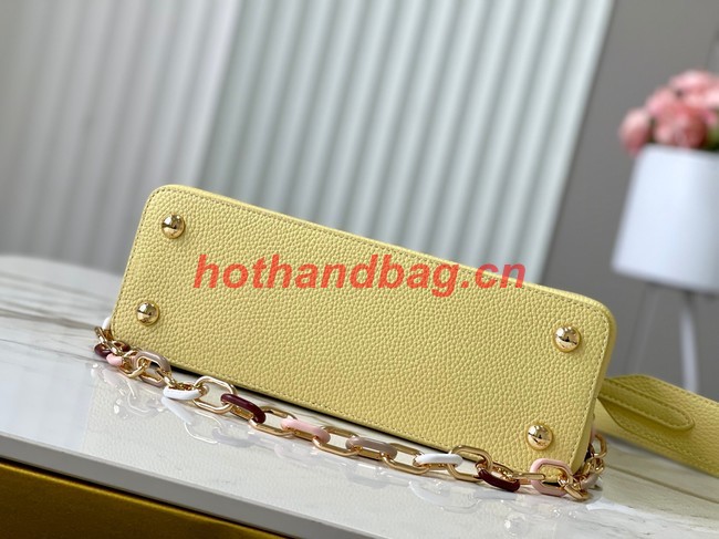 Louis Vuitton Capucines MM M21652 yellow