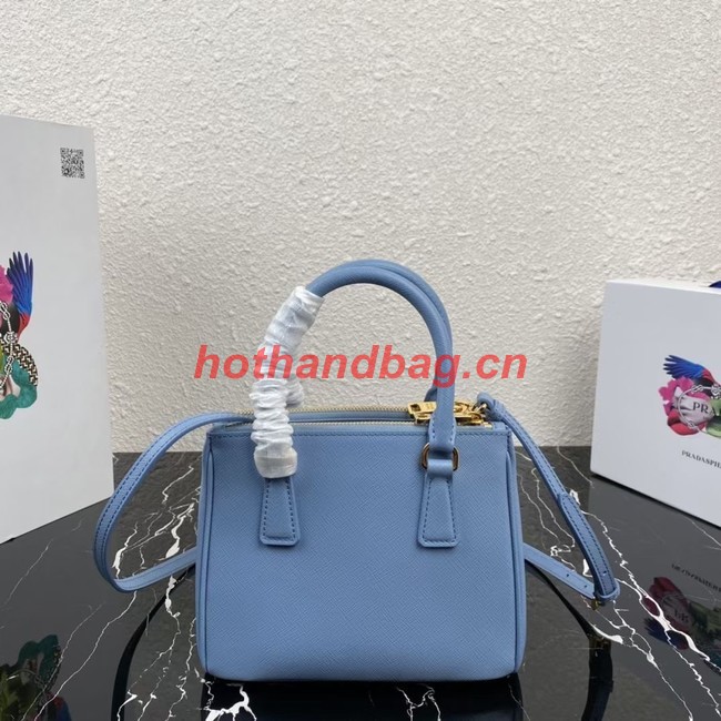 Prada Galleria Saffiano leather mini-bag 1BA906 blue