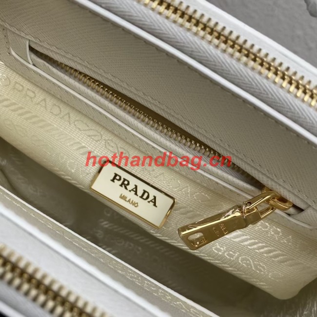 Prada Galleria Saffiano leather mini-bag 1BA906 white