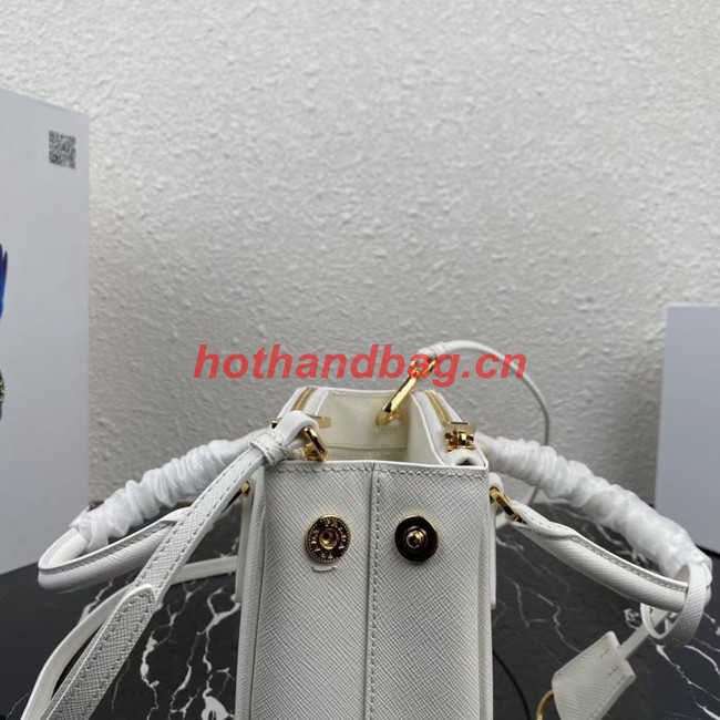 Prada Galleria Saffiano leather mini-bag 1BA906 white