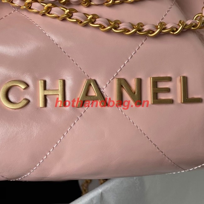 CHANEL 22 MINI HANDBAG AS3980 pink