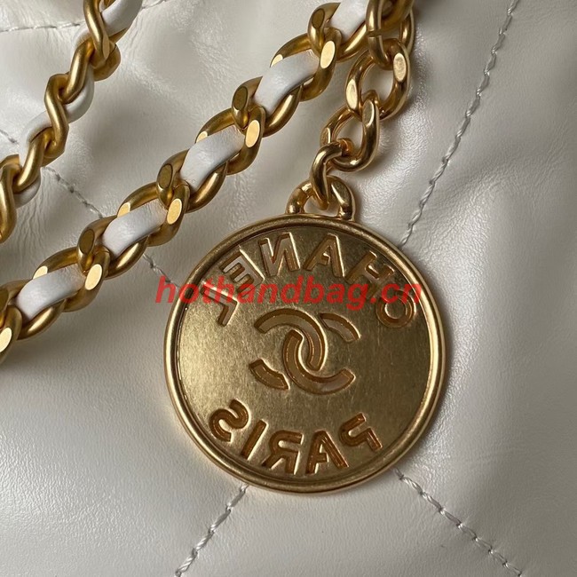 CHANEL 22 MINI HANDBAG AS3980 white