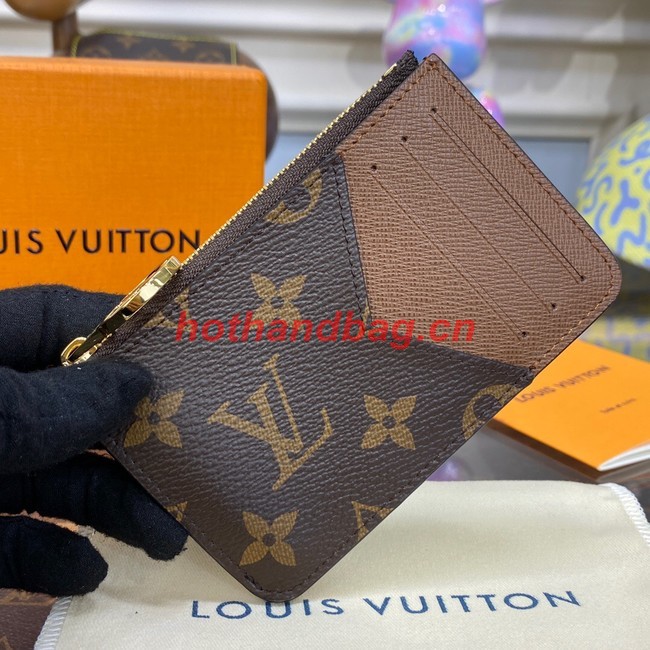 Louis Vuitton Romy Card Holder M81880 Armagnac Brown