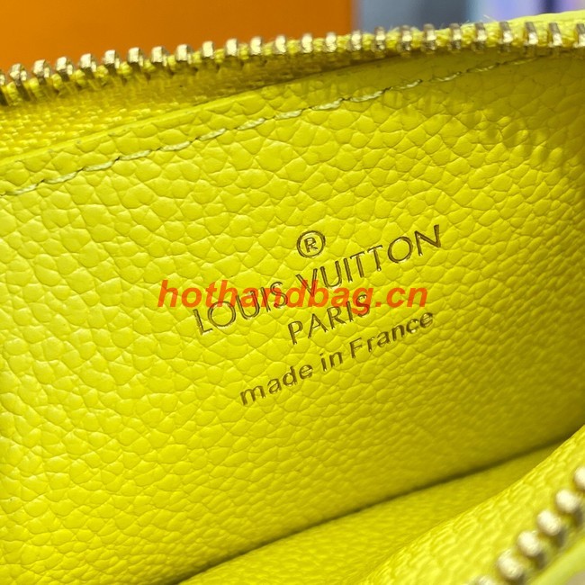 Louis Vuitton Romy Card Holder N81880 Yellow