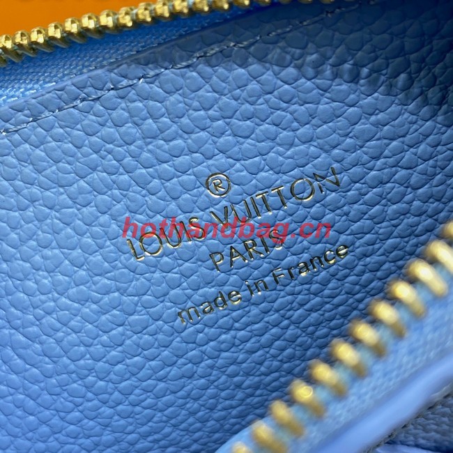 Louis Vuitton Romy Card Holder N81880 blue