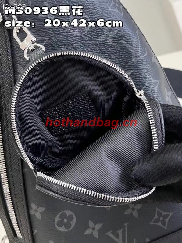 Louis Vuitton Duo Sling Bag M30936 Black