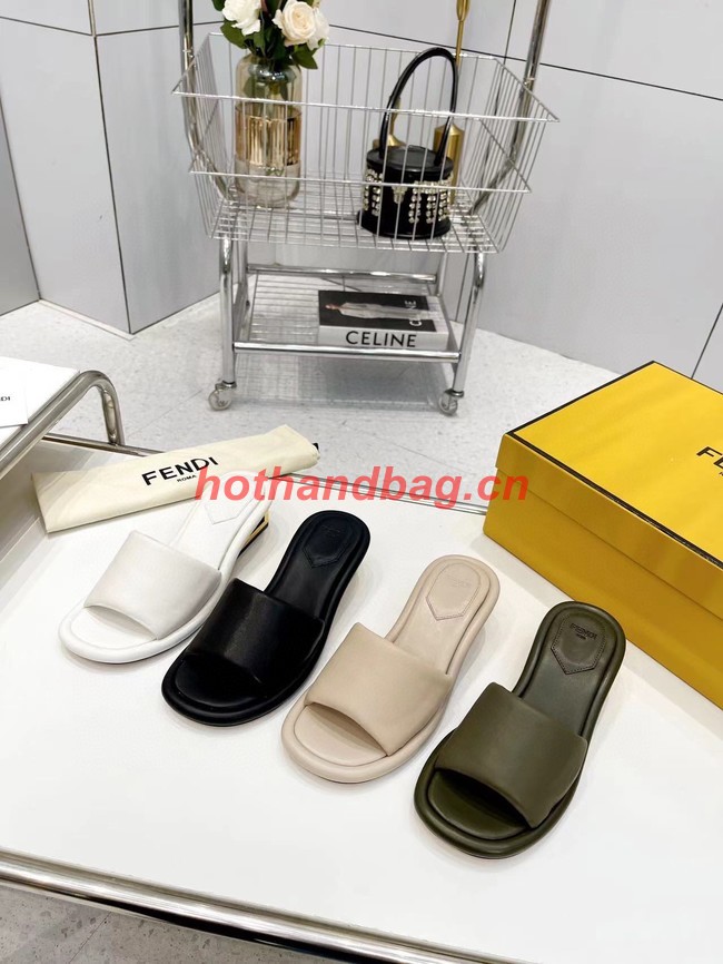 Fendi slippers heel height 4CM 93207-1