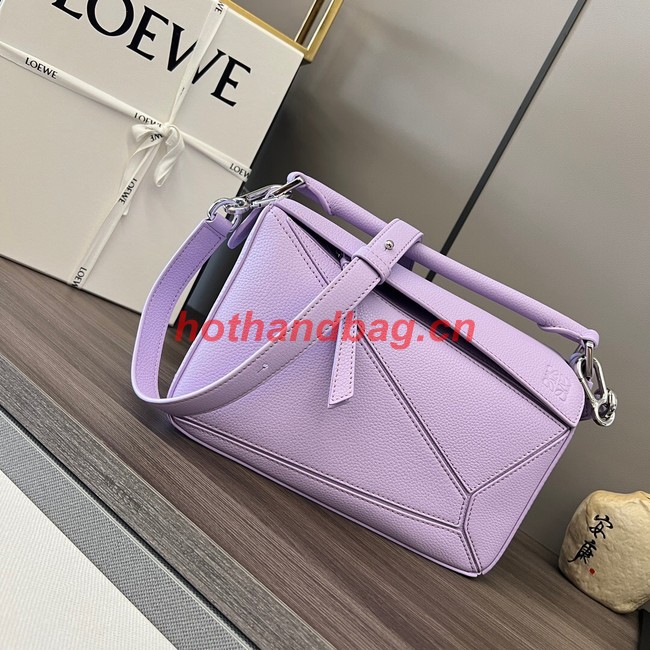 Loewe Puzzle Bag Leather 1209 purple