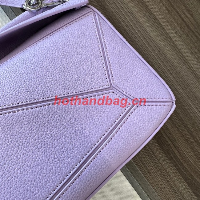 Loewe Puzzle Bag Leather 1209 purple