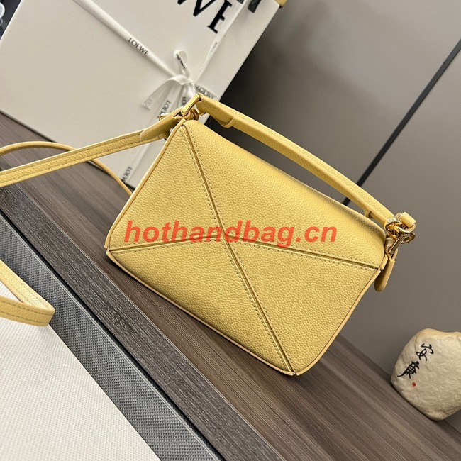 Loewe mini Puzzle Bag Original Leather 6223 yellow