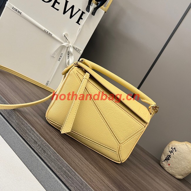 Loewe mini Puzzle Bag Original Leather 6223 yellow