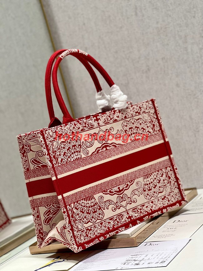 MEDIUM DIOR BOOK TOTE Embroidered M1296ZE