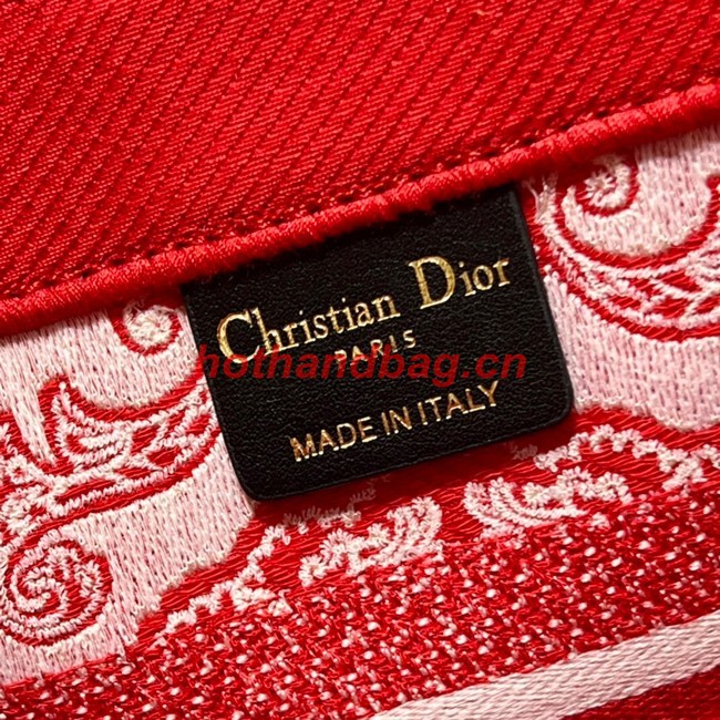 SMALL DIOR BOOK TOTE Embroidered M1265ZD