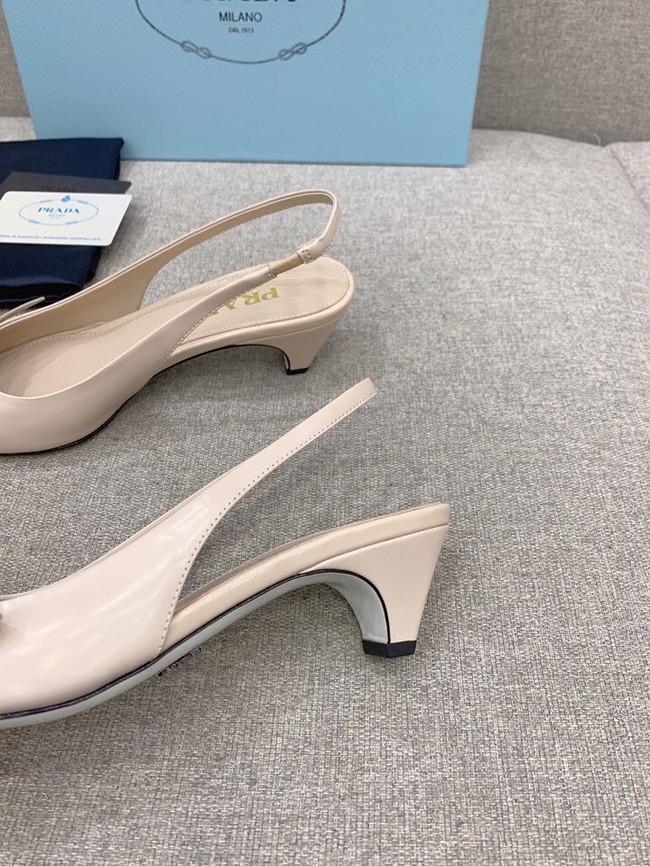 Prada Soft padded leather slingback pumps 93225-5