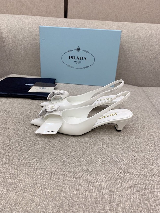 Prada Soft padded leather slingback pumps 93225-7