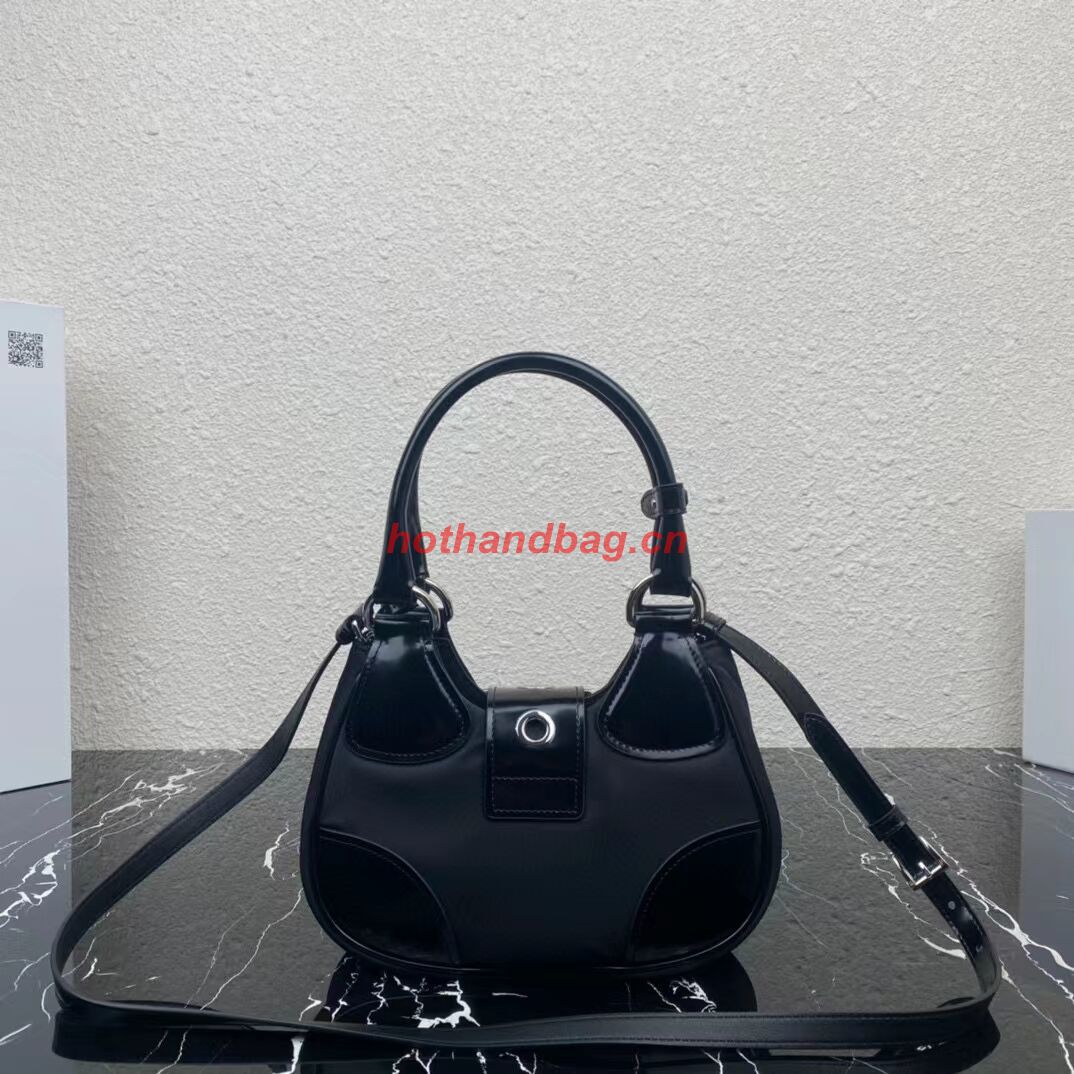 Prada Moon padded nappa-leather bag black