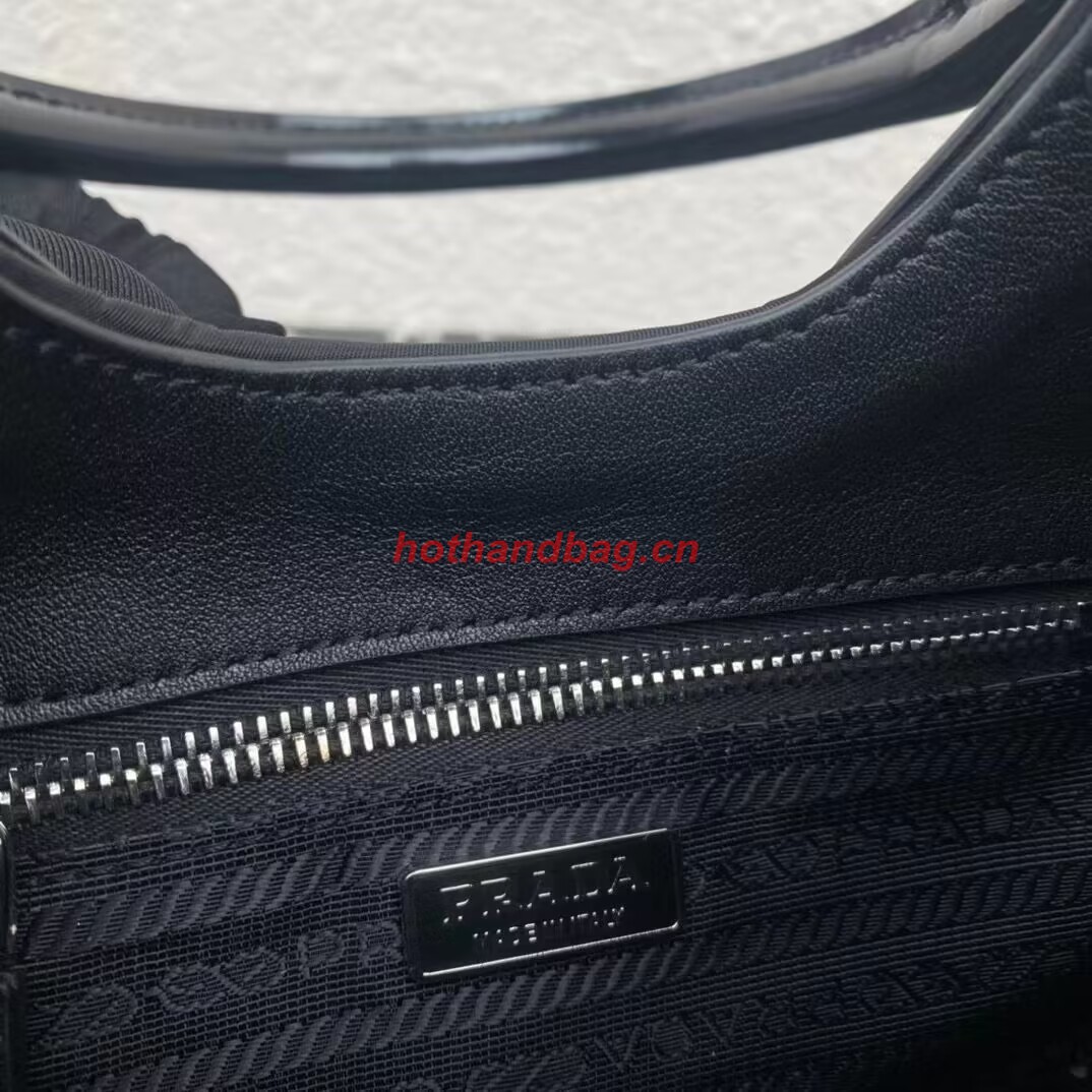 Prada Moon padded nappa-leather bag black