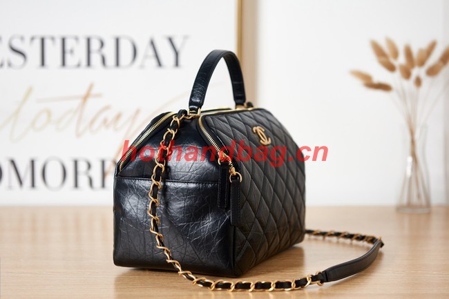 Chanel BOWLING BAG AS3740 black