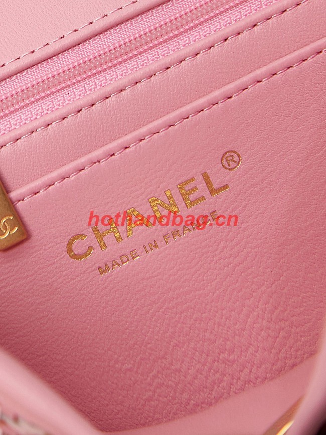 Chanel FLAP BAG AS3767 PINK