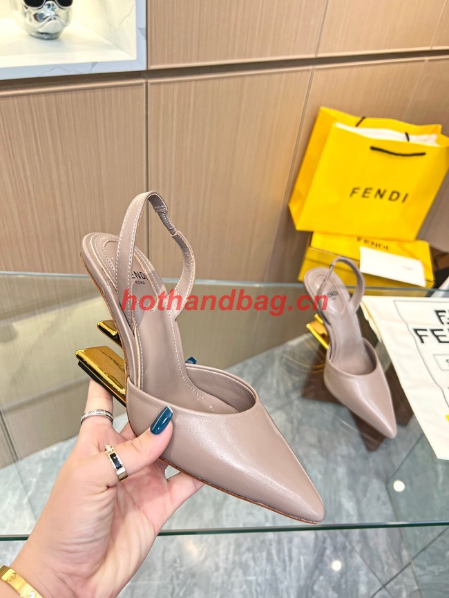 Fendi First leather high-heeled slingbacks 93254-4