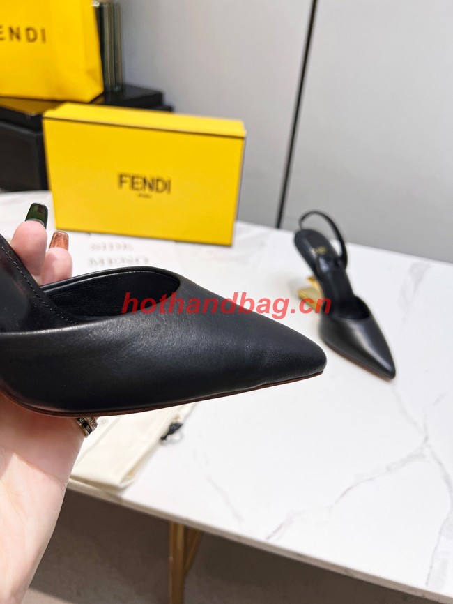 Fendi First leather high-heeled slingbacks 93254-5