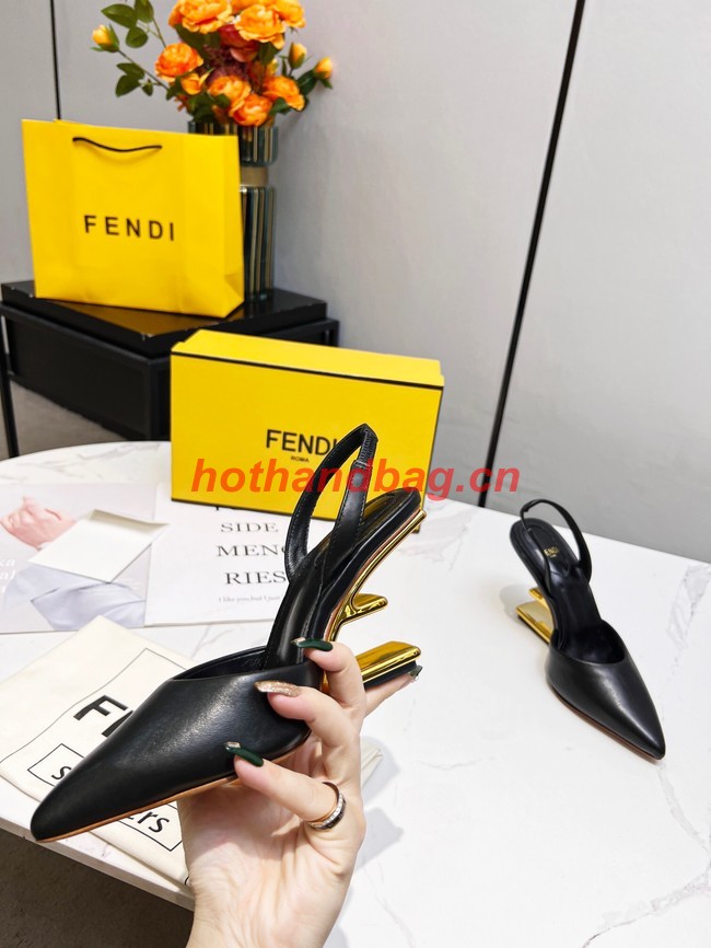 Fendi First leather high-heeled slingbacks 93254-5