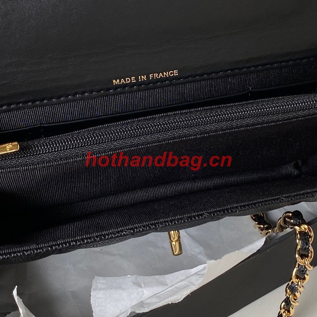 CHANEL WALLET ON CHAIN AP3318 black