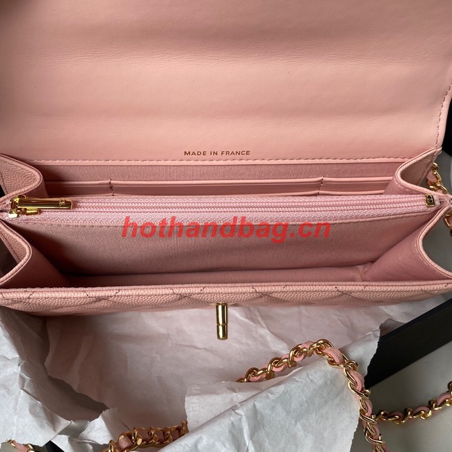 CHANEL WALLET ON CHAIN AP3318 pink