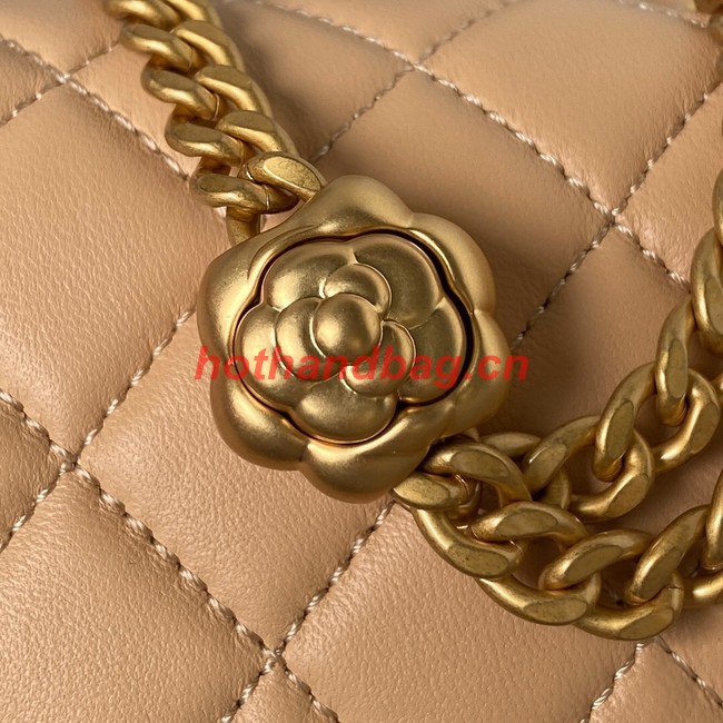 Chanel MINI FLAP BAG AS4040 apricot