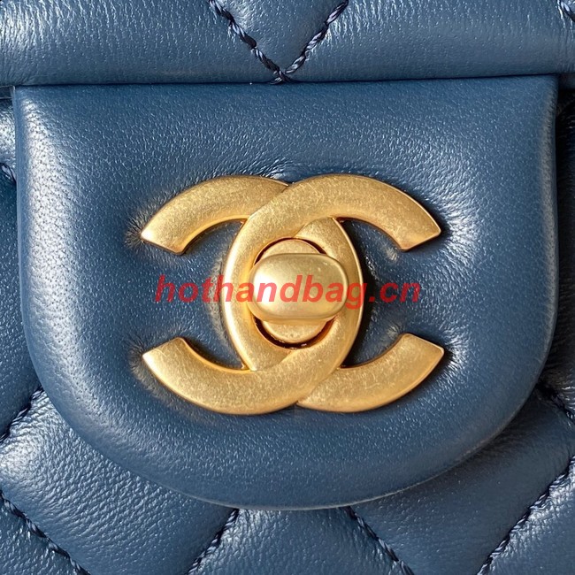 Chanel MINI FLAP BAG AS4040 blue