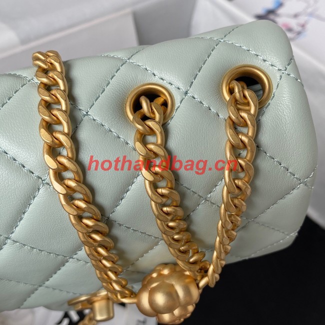 Chanel MINI FLAP BAG AS4040 light green