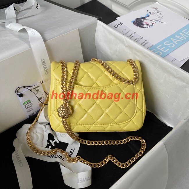 Chanel MINI FLAP BAG AS4040 yellow