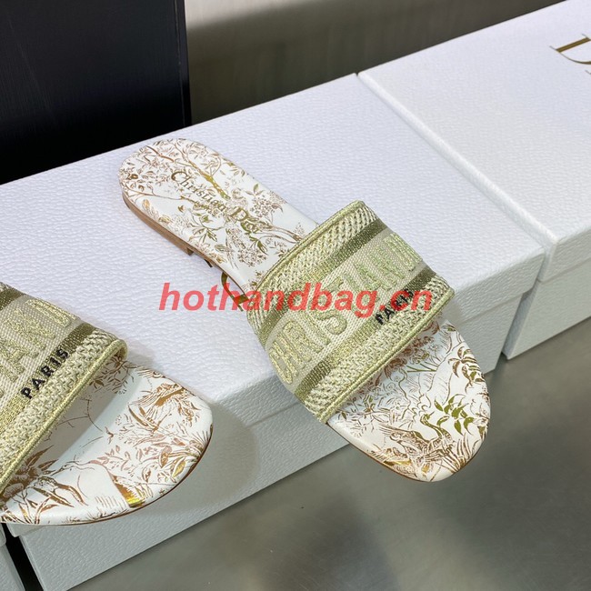 Dior DWAY SLIDE Embroidered Cotton 93279-5