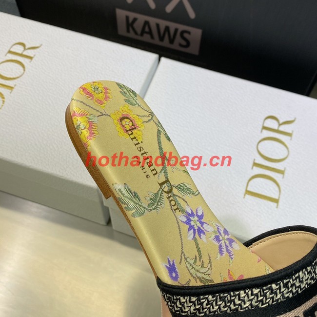 Dior DWAY SLIDE Embroidered Cotton 93279-9