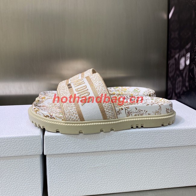 Dior DWAY SLIDE Embroidered Cotton 93280-2