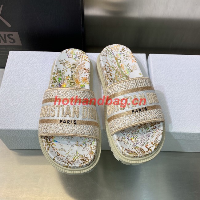 Dior DWAY SLIDE Embroidered Cotton 93280-2