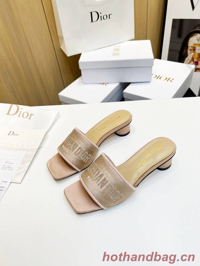 Dior DWAY SLIDE Embroidered Cotton 93320-5