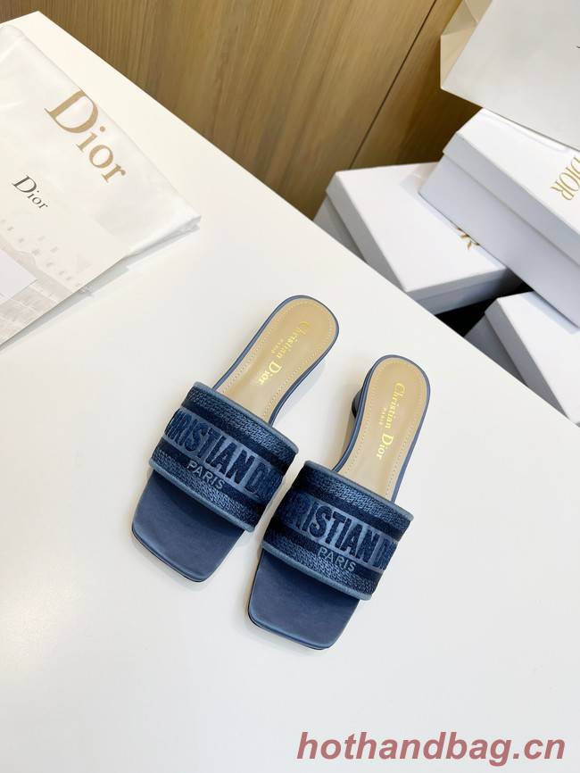 Dior DWAY SLIDE Embroidered Cotton 93320-6