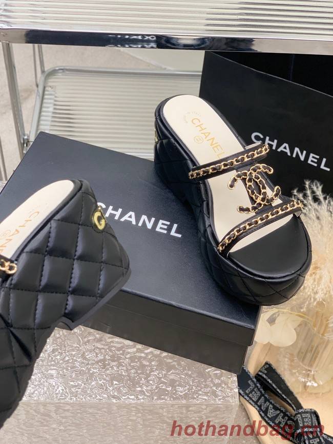 Chanel slippers heel height 7.5CM 93323-3